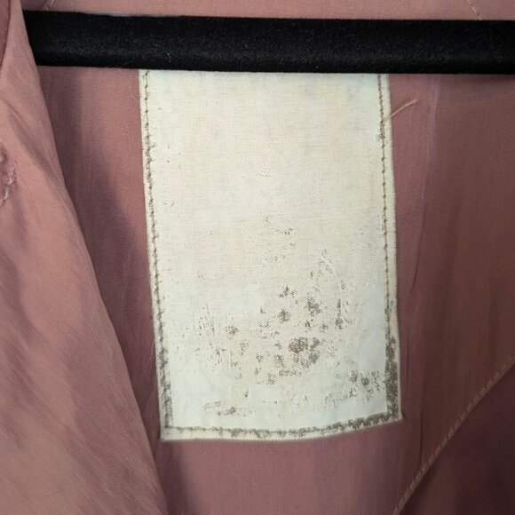 V. C&A Light Pink-Purple Trench Coat - Picture 9 of 12